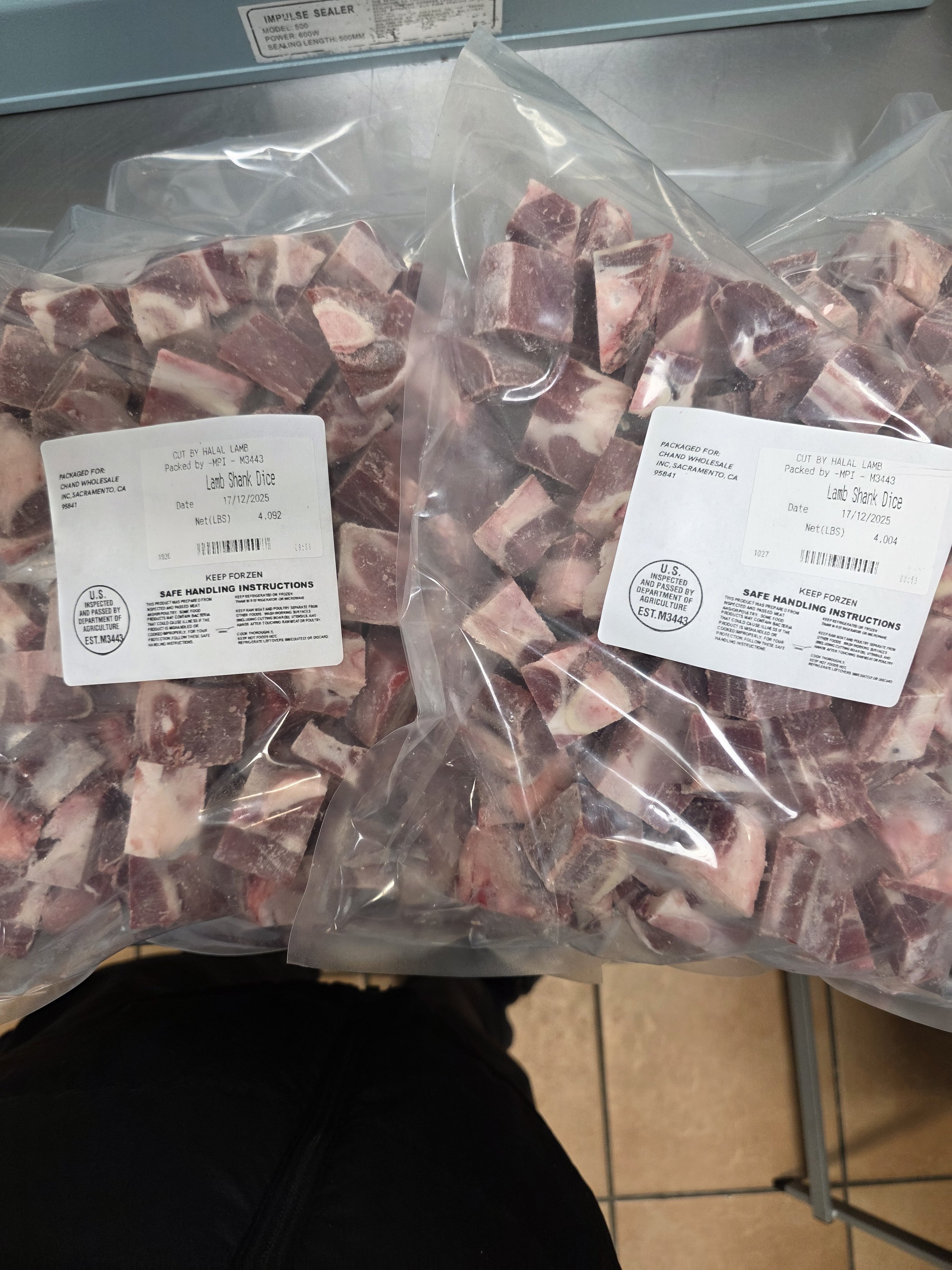 New Zealand Lamb Shank Curry Pieces